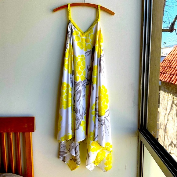 Slip on silky dress big pockets - Picture 4 of 4